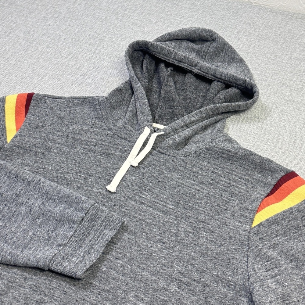 Marine Layer Fleece Hoodie Sweatshirt Mens XL Gray Pullover Long Sleeve